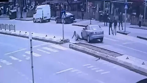 Edirne'de Yaya Geçidi Kazası