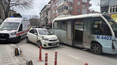 Maltepe'de Minibüs Kazası