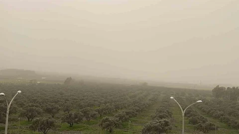 Osmaniye'de Toz Taşınımı Etkili Oldu