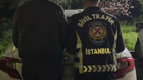 Küçükçekmece'de Ters Yolda Giden Sürücüye Ceza