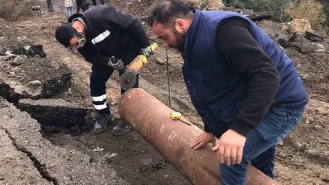 Payas'ta Su Hattı Onarıldı