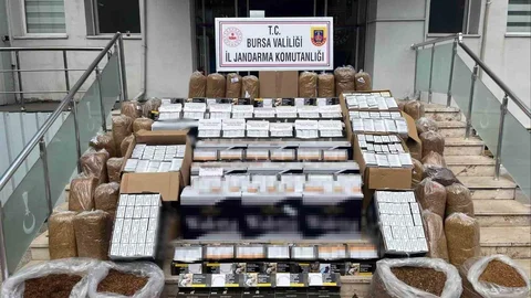 Bursa'da Kaçak Tütün Operasyonu