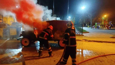 Seyir Halindeki Araçta Yangın Çıktı