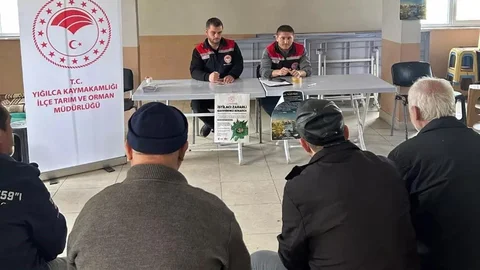 Çiftçilere Tarımsal Destek Eğitimi Verildi