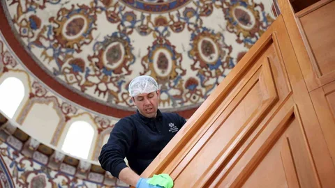 Aydın'da Camiler Temizleniyor