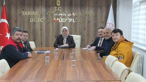 Düzce'de Süt Üreticisine Destek Toplantısı