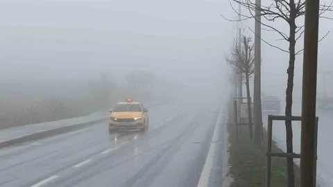 İstanbul'da Yoğun Sis Etkili Oluyor