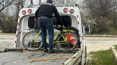 Isparta’da Bisikletli Kaza Geçirdi