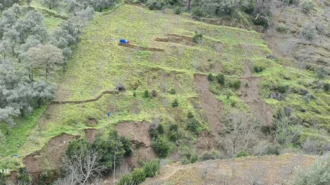 Aydın'da Sağanak Sonrası Heyelan