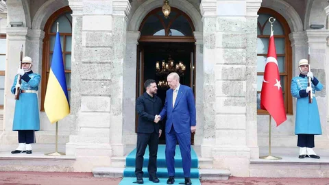 Cumhurbaşkanları Erdoğan ve Zelenskiy Görüşüyor
