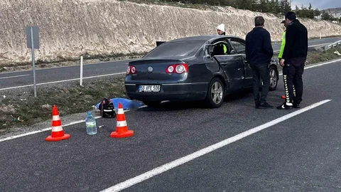 Nevşehir'de Otomobil ve Tır Çarpıştı