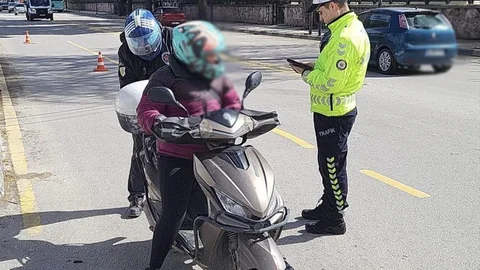 Manisa'da Motosiklet Denetimi Yapıldı