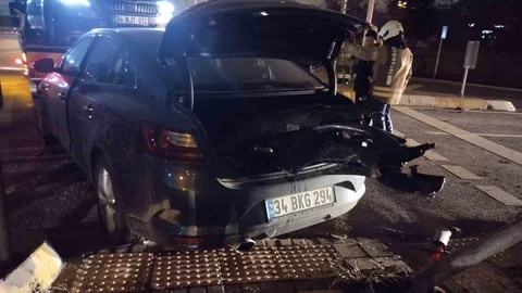 İstanbul Kartal'da Trafik Kazası