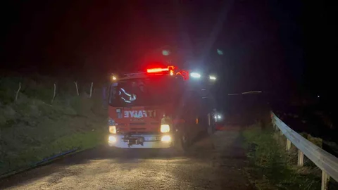 Sinop'ta Fırtına Yangını Söndürdü