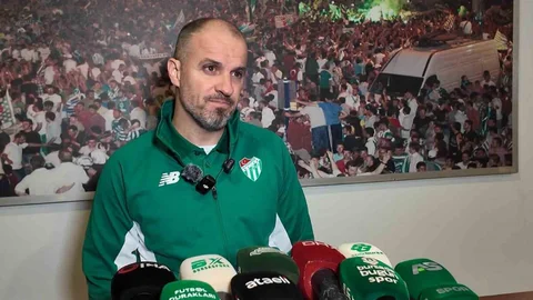 Bursaspor Teknik Direktörü'nin Açıklamaları