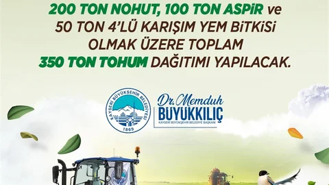 Tohum Desteği Kayseri'de Başlıyor