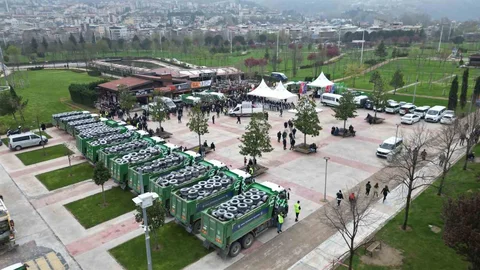 Bursa'da Çiftçilere Destek Verildi