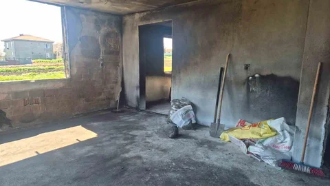 Silivri Kadıköy'de Gece Yangını