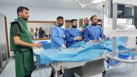 Kahta'da Anjiyo Ünitesi İlk Hastasını Tedavi Etti