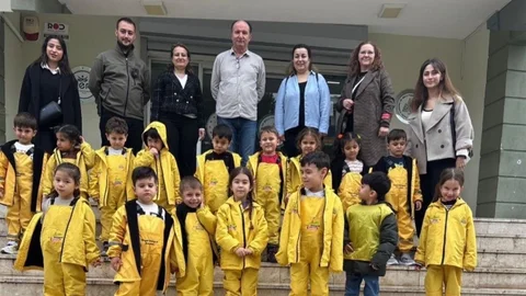 Aydın'da Anaokulu Öğrencilerinin Doğa Turu