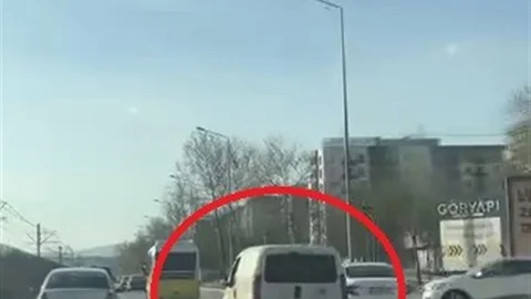 Bursa'da Tehlikeli Sürüş Anları