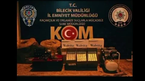 Bilecik'te Operasyonla 156 Bin Makaron Ele Geçirildi