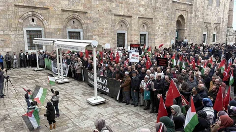 Bursa'da Filistin İçin Birleşme Çağrısı