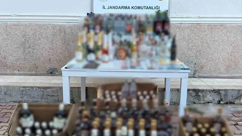 Antalya’da 1150 Litre Kaçak Alkol Ele Geçirildi