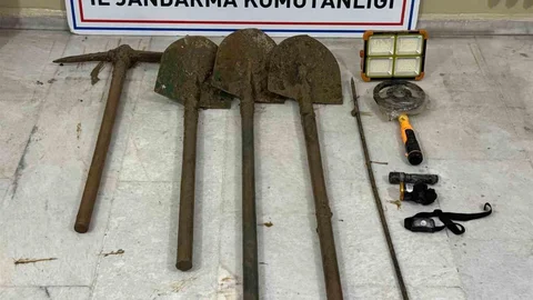 Efeler'de Kaçak Kazı Operasyonu