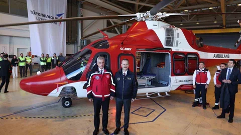 GÖKBEY Hava Ambulansı Test Uçuşu Gerçekleştirildi