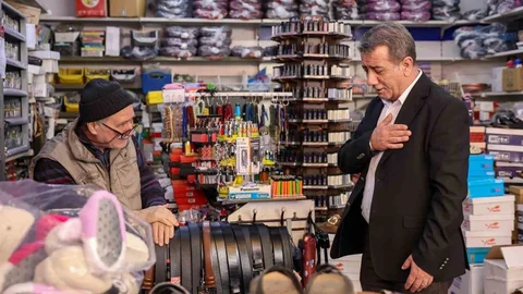 Aydın'da Başkan Yetişkin Esnafla Buluştu