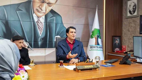 Gaziantep'te Şehit Aileleri Başkan Yılmaz'ı Ziyaret Etti