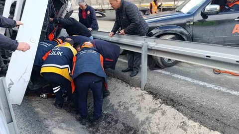 Gümüşhane'de Tır Kazası Yaşandı