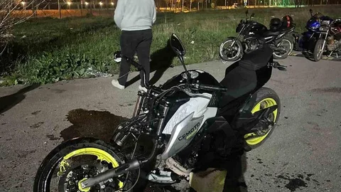 İki Motosiklet Çarpıştı, 2 Yaralı