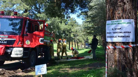 Ormancılar Kıyasıya Yarıştı