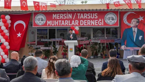 Mersin'de Muhtarlar Derneği Açılışı