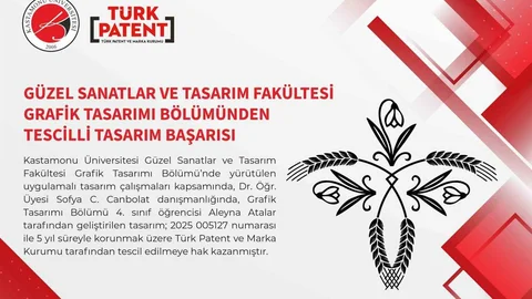 Kastamonu Üniversitesi'nden Tasarım Tescili