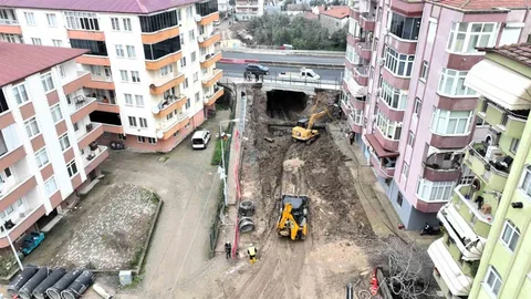 Gölcük Ulaşlı’da Alt Geçit Projesi Devam Ediyor