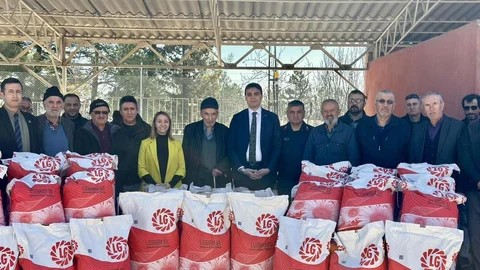 Bilecik'te Çiftçilere Tohum Desteği