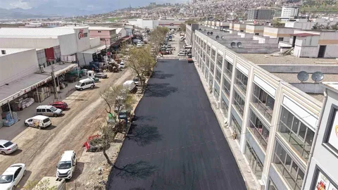 Kahramanmaraş'ta Asfalt Çalışmaları Devam Ediyor