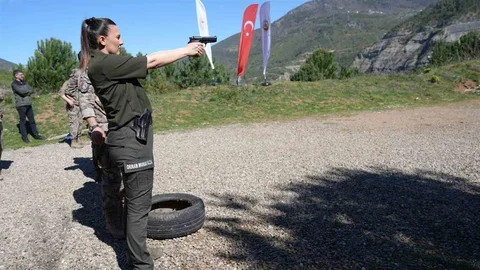 Artvin'de Orman İşçileri Yarıştı