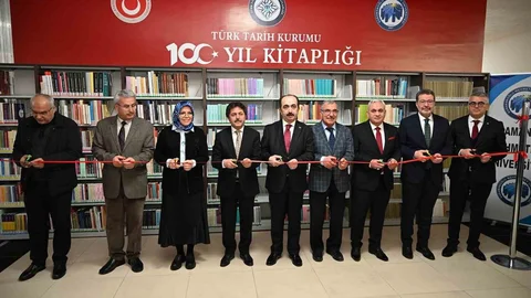 Karaman'da Türk Tarih Kurumu Kitaplığı Açıldı