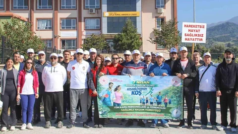 Köşk'te Sağlıklı Yaşam Yürüyüşü Düzenlendi