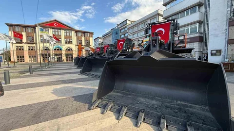 Ordu'da 5 Yeni İş Makinesi Alındı
