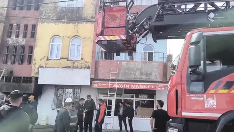 Mardin'de Müstakil Evde Yangın