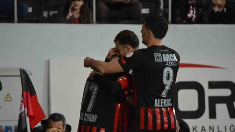 Çorum FK-Bodrum FK Maçında Gol Heyecanı