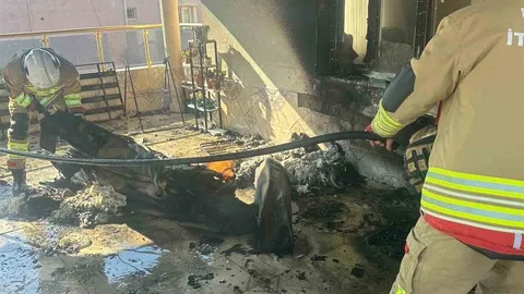 Reyhanlı'da Ev Yangını Kontrol Altına Alındı