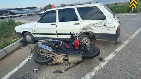 İzmir'de Motosiklet Kazası