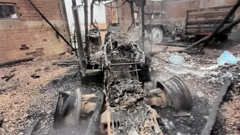 Amasya'da Depo Yangını Gerçekleşti