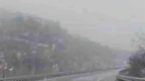 Karabük’te Nisan Ayında Kar Yağışı Başladı